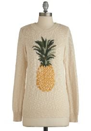 Pineapple of My Eye Sweater at ModCloth