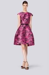 Pink Floral Dress at Carolina Herrera