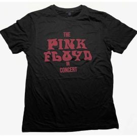 Pink Floyd - In Concert with Puff Print - Black t-shirt burning airlines at Burning Airlines