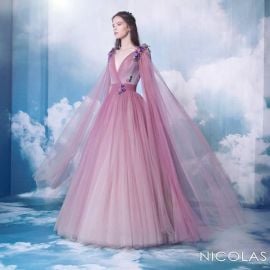 Pink Gown at Nicolas Jebran