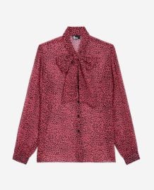 Pink Leopard Print Shirt at The Kooples