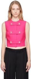 Pink Medusa Vest at ssense