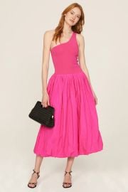 Pink One Shoulder Dress by Derek Lam 10 Crosby x RTR Rent the Runway at Rent the Runway