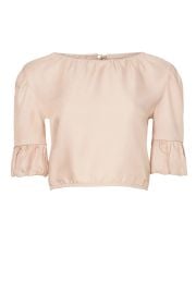 Pink Open Back Crop Top by Love Whit by Whitney Port Rent the Runway at Rent the Runway