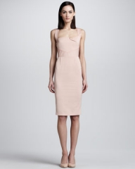 Pink Piora Dress by Roland Mouret at Neiman Marcus