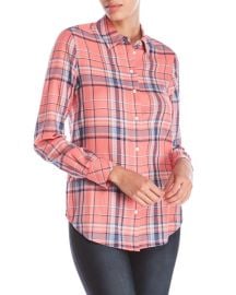 Pink Plaid Shirt by Elizabeth and James at Century 21