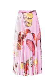Pink Pliss Maxi Skirt by Thebe Magugu Rent the Runway at Rent the Runway
