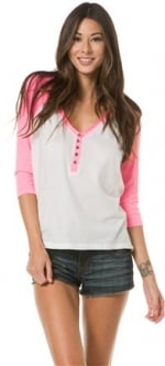 Pink Relay Henley by Billabong at Swell