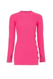 Pink Ribbed Sweater by Adam Lippes Collective for 50 Rent the Runway at Rent the Runway