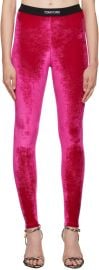 Pink Signature Leggings at Ssense