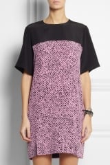 Pink Silk Shift Dress by Richard Nicoll at Net A Porter