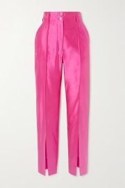 Pink Silk-dupioni straight-leg pants  DOLCE amp GABBANA  NET-A-PORTER at Net a Porter