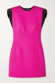 Pink Wool-ponte mini dress DOLCE amp GABBANA NET-A-PORTER at Net a Porter