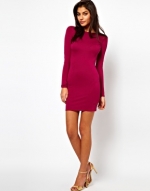 Pink bodycon dress from ASOS at Asos