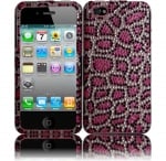 Pink jewelled iphone cover at Amazon