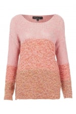 Pink ombre sweater at Topshop at Topshop