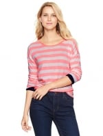 Pink striped shirt at Gap