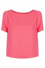 Pink tea blouse by Topshop at Nordstrom