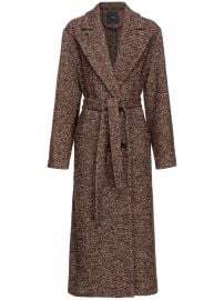 Pinko Herringbone Double breasted Coat at Farfetch