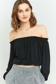 Pins & Needles Bardot Off-The-Shoulder Batwing Top at Urban Outfitters