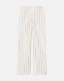 Pinstripe Linen Sullivan Pant Lafayette 148 New York at Lafayette 148 New York