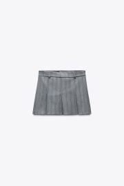Pinstripe Mini Skirt at Zara