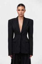 Pinstripe Suited Blazer Naked Wardrobe at Naked Wardrobe