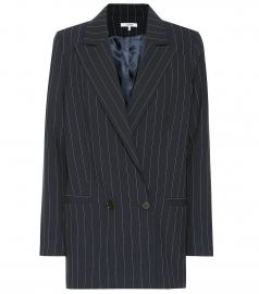 Pinstripe blazer at Mytheresa