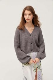 Pip Slouchy Balloon Sleeve Cardigan by Truly Madly Deeply at Urban Outfitters at Urban Outfitters