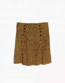 Piped Mini Skirt in Woodcut Flowers by Madewell at Madewell