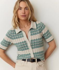 Piper Knit Resort Shirt Marine Layer at Marine Layer