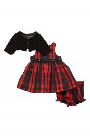 Pippa  amp  Julie Plaid Dress  amp  Jacket Set  Baby Girls at Nordstrom