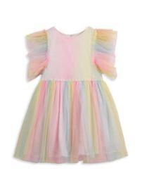 Pippa Julie Little Girls amp Girls Rainbow Stripe Dress on SALE at Saks Off 5th