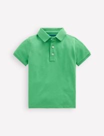 Piqu Polo Shirt-Aloe Green Boden USA at Boden