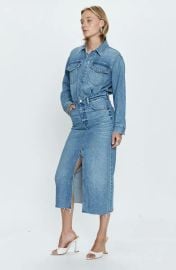 Pistola Amira Denim Midi Dress at Nordstrom