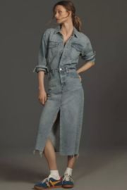 Pistola Amira Denim Midi Dress at Anthropologie