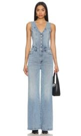 Pistola Aria Fitted Vest Jumpsuit In Essence at Revolve