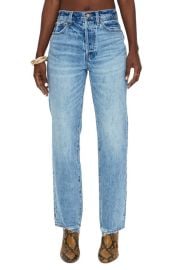 Pistola Cassie Embellished High Waist Ripped Straight Leg Jeans at Nordstrom