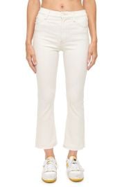 Pistola Lennon High Waist Raw Hem Crop Bootcut Jeans at Nordstrom