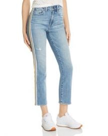 Pistola Monroe Side Stripe Cropped Cigarette Jeans in Light Wash  Women - Bloomingdale s at Bloomingdales