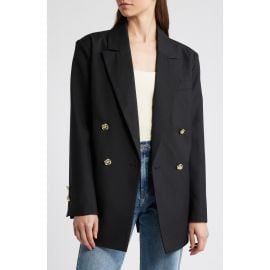 Pixie Market Oversize Double Breasted Wool Blend Blazer at Nordstrom