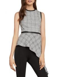 Plaid Asymmetric top at Bloomingdales