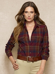 Plaid Camp Shirt at Ralph Lauren