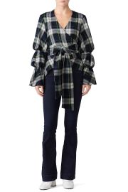 Plaid Dexter Top by Petersyn for 80 Rent the Runway at Rent the Runway