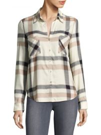 Plaid Long-Sleeve Button-Down Shirt LAgence at Saks Off 5th