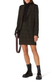 Plaid Military Blazer by Nicole Miller Rent the Runway at Rent the Runway