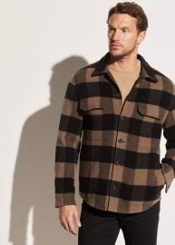 Plaid Overshirt at Vince