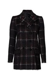 Plaid Pea Coat at The Kooples