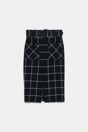 Plaid Pencil Skirt by Zara at Zara