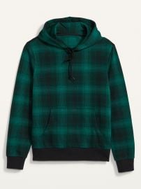 Plaid Pullover Hoodie at Old Navy